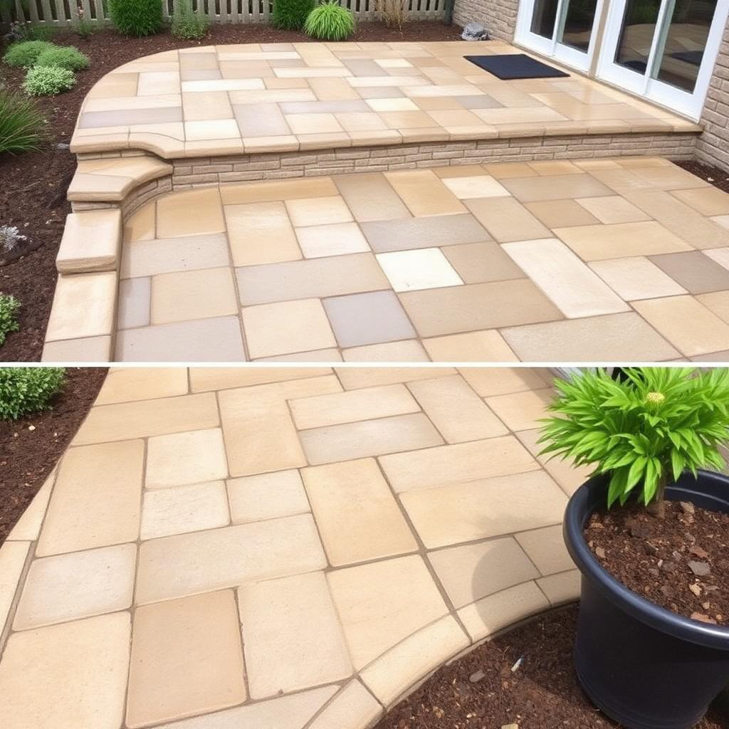 Terrasse après
